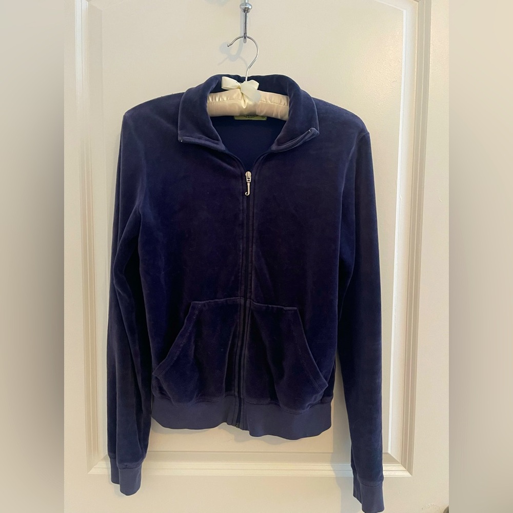Juicy Couture Navy Blue Zip-Up Jacket